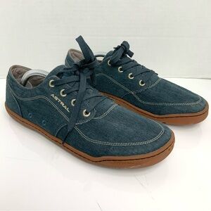 Astral Hemp Loyak M 11.5 W10.5 Blue Denim Minimalist Outdoor Barefoot Sneakers